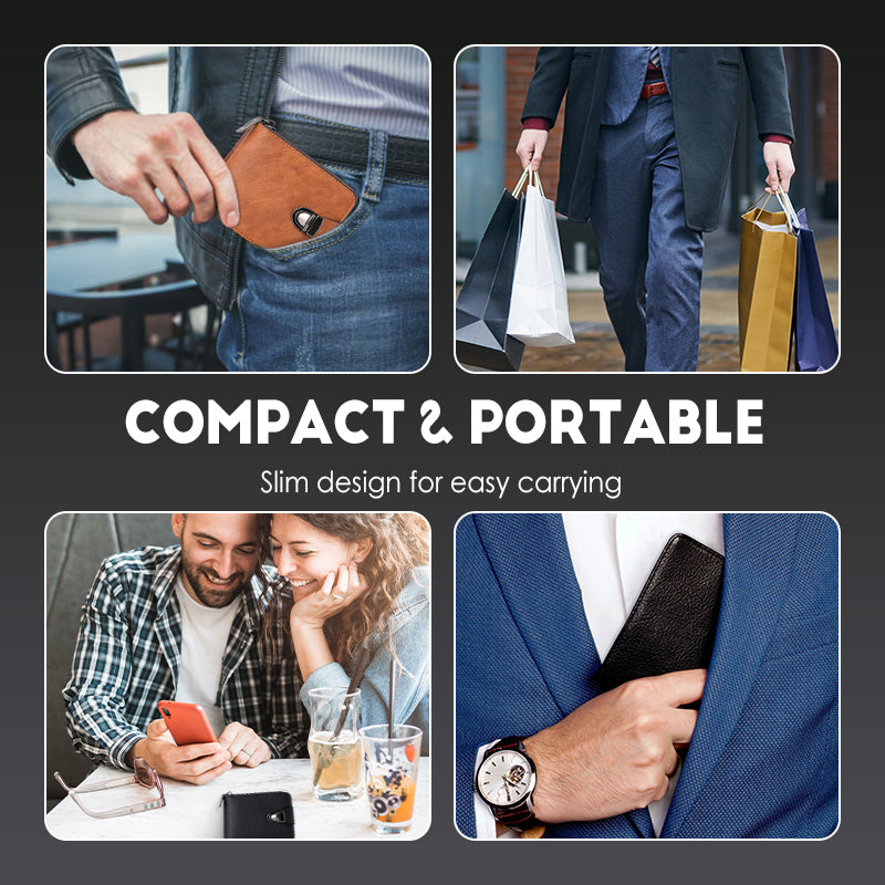 🍂Men's Vintage Compact Zipper Wallet
