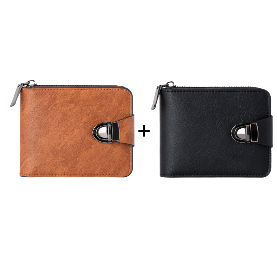 🍂Men's Vintage Compact Zipper Wallet