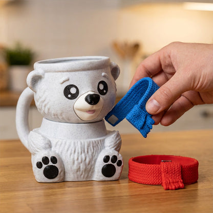 3D-Printed Bear Ice Cream Pint Holder