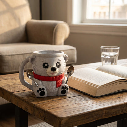 3D-Printed Bear Ice Cream Pint Holder