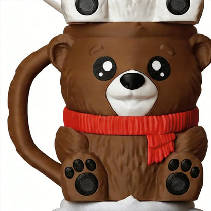 3D-Printed Bear Ice Cream Pint Holder