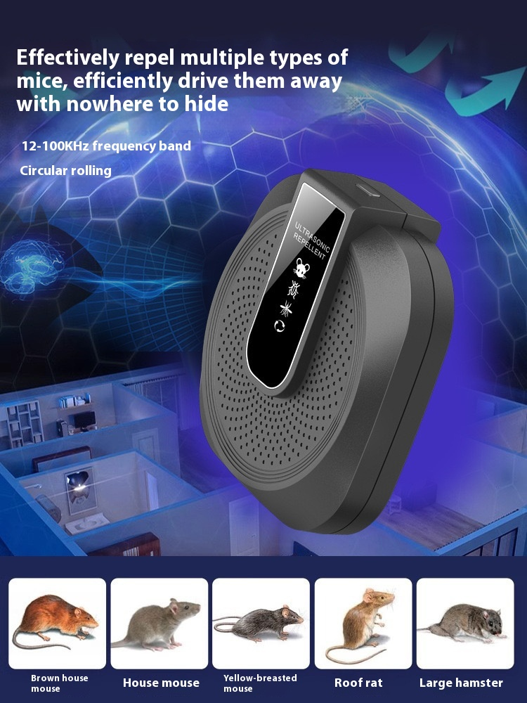 🚫Ultrasonic anti-boating and rat repeller is powerful - 360° smart technology🔉🐀
