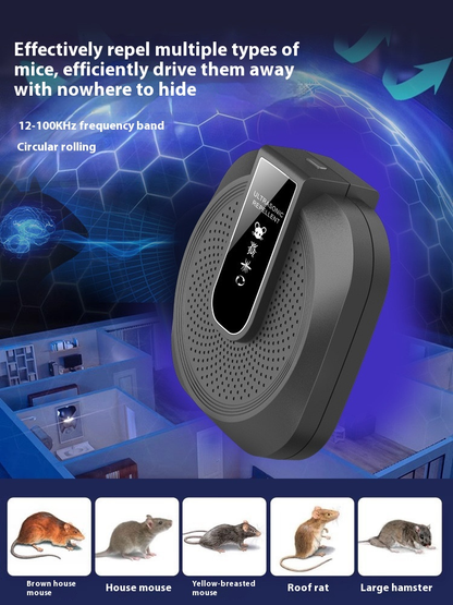 🚫Ultrasonic anti-boating and rat repeller is powerful - 360° smart technology🔉🐀