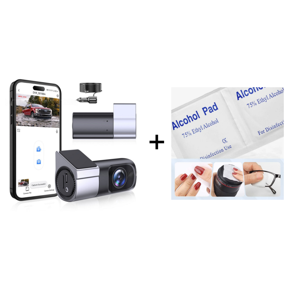 📷1080P HD Dash Cam with Wi-Fi & Night Vision🚗