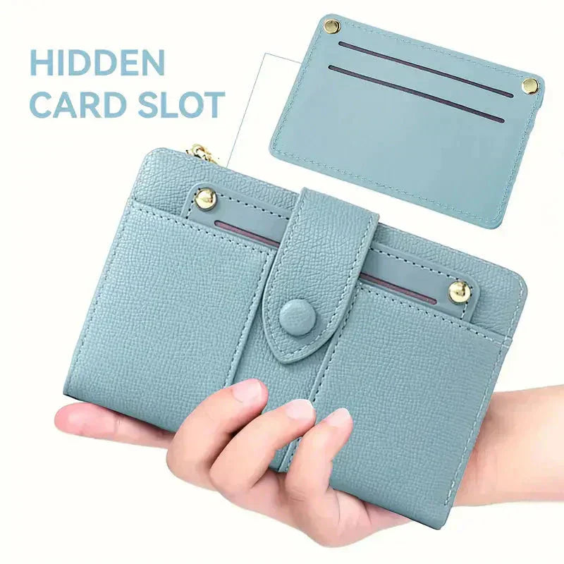 🔥Exclusive 2026 Luxury Sale✨ Women's Premium Leather Bifold Wallet (🩷Special Gift🩷Free)