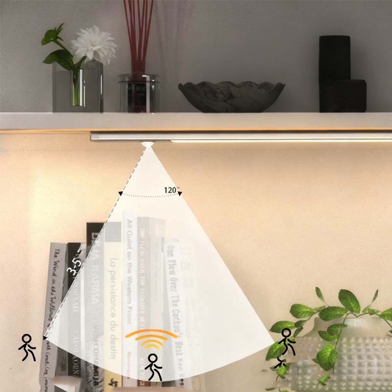 Magnetic Motion Sensor Light Bar with Battery Display