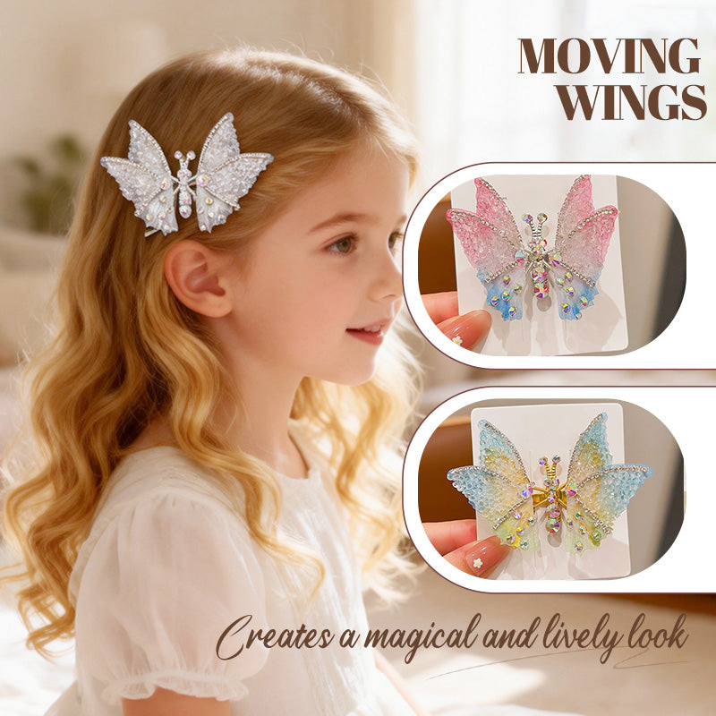 🎀Moving Butterfly Hair Clips for Girls🦋