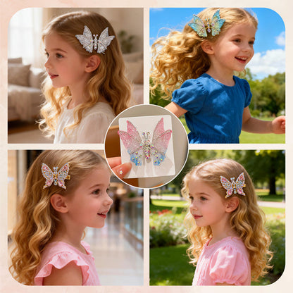 🎀Moving Butterfly Hair Clips for Girls🦋