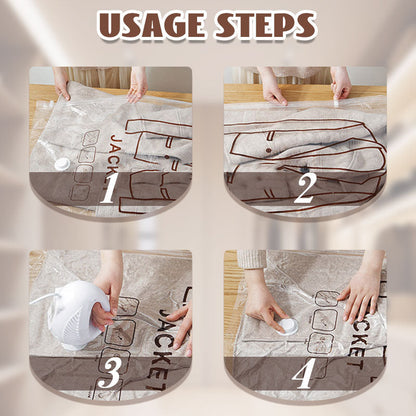 ⏳LAST DAY SALE 50% OFF!!！🔥Hanging Vacuum Storage Bags
