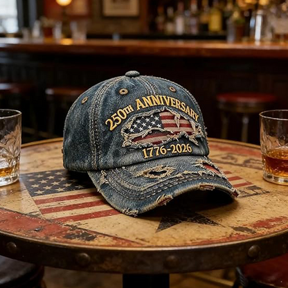 🎉2026 Hot Sale🔥250th Anniversary Distressed Baseball Cap