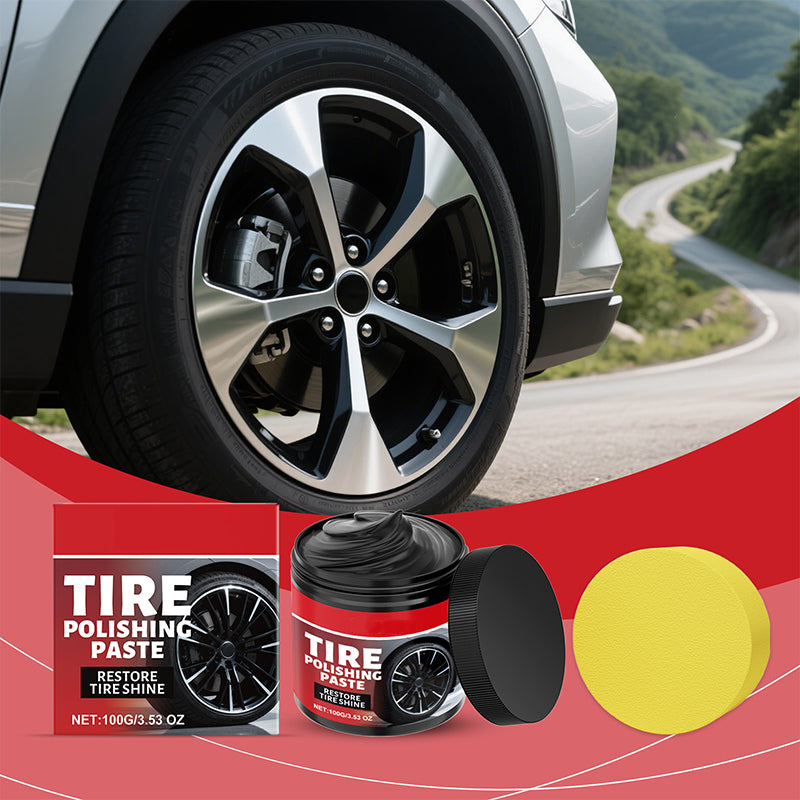 Wheel Shine Balm with Sponge Applicator