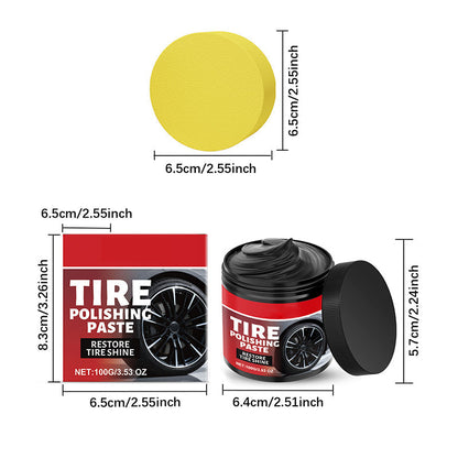 Wheel Shine Balm with Sponge Applicator
