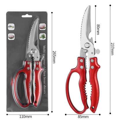 🥳2026 HOT SALE✂️ Multifunctional Heavy Duty Poultry Shears – Razor-Sharp, 6-in-1 & Industrial-Grade 🔪