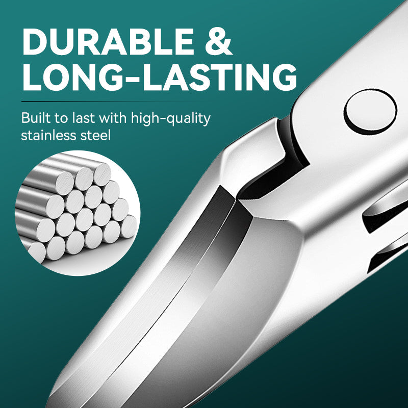 Beveled Wide Opening Nail Clippers