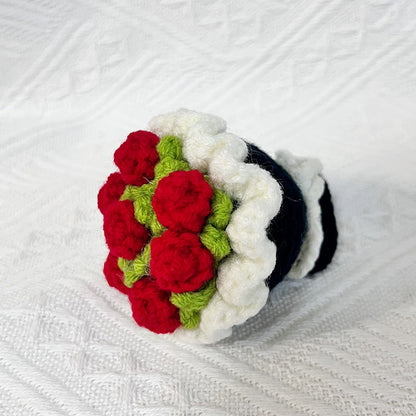 🌸Mini Crochet Floral Bouquet Keychain