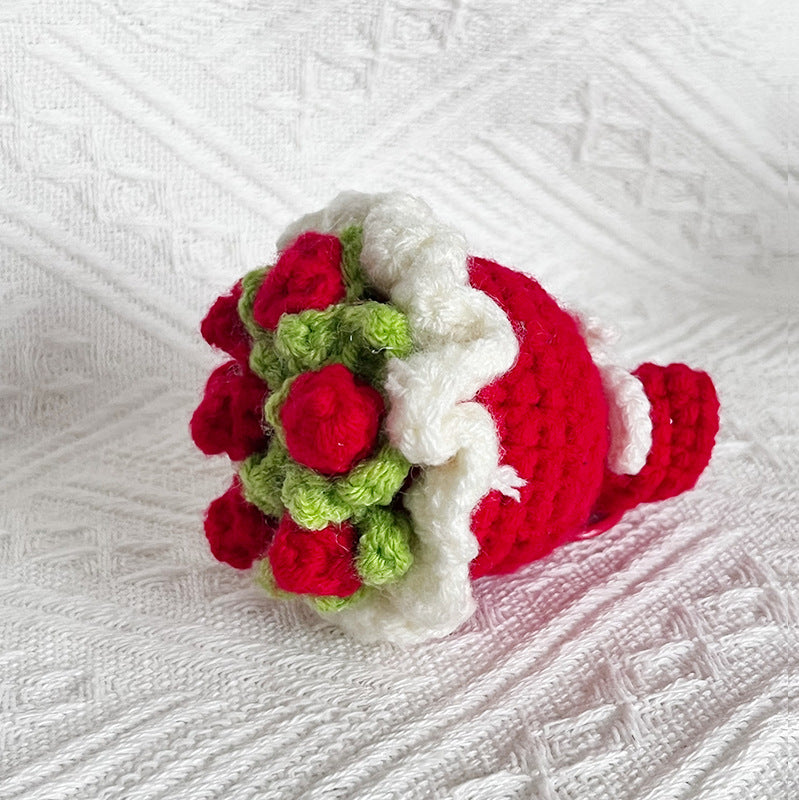 🌸Mini Crochet Floral Bouquet Keychain