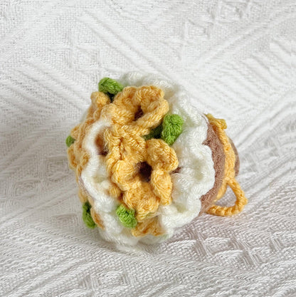 🌸Mini Crochet Floral Bouquet Keychain