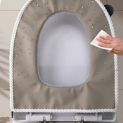 Plush Toilet Seat Cover with Handle