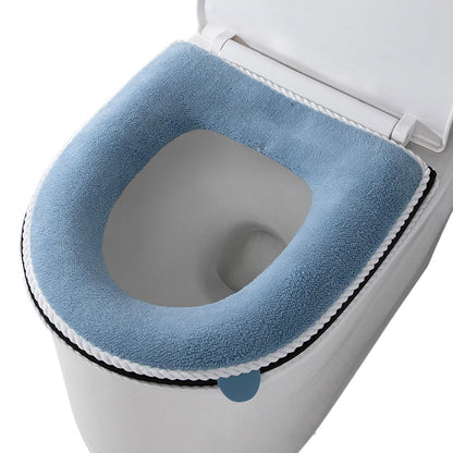 Plush Toilet Seat Cover with Handle
