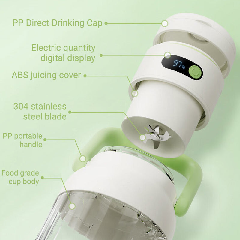 Multifunctional Large Capacity Cordless Rechargeable Blender