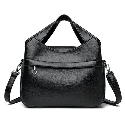 Women's Soft Faux Leather Crossbody Handbag