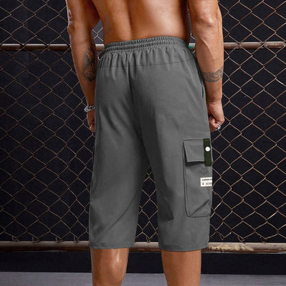 💥LAST DAY SALE 50% OFF !!📢Men's Casual Drawstring Capri Cargo Pants