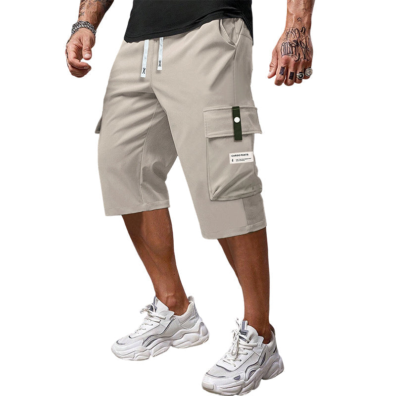 💥LAST DAY SALE 50% OFF !!📢Men's Casual Drawstring Capri Cargo Pants