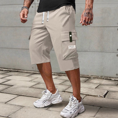 💥LAST DAY SALE 50% OFF !!📢Men's Casual Drawstring Capri Cargo Pants
