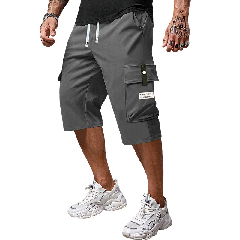 💥LAST DAY SALE 50% OFF !!📢Men's Casual Drawstring Capri Cargo Pants