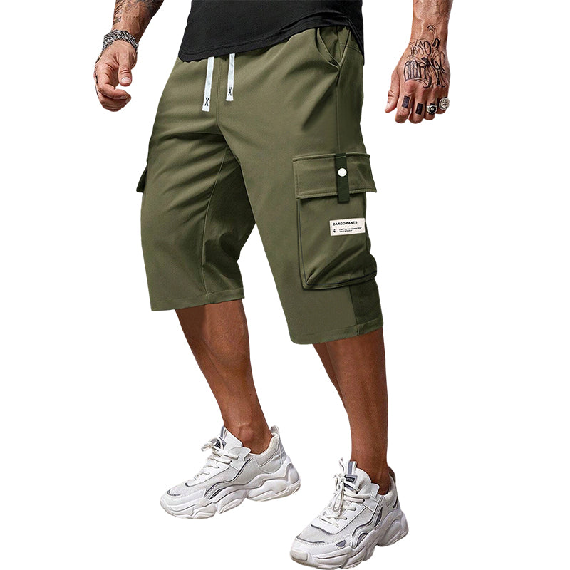 💥LAST DAY SALE 50% OFF !!📢Men's Casual Drawstring Capri Cargo Pants