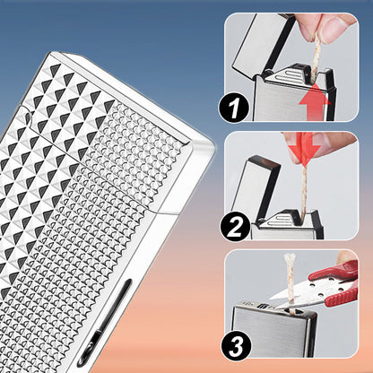 Smart Voice-Activated Metal Lighter with 4 Ignition Modes