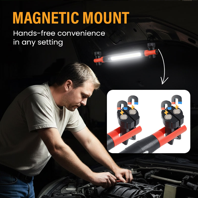 📢 Limited-time 49% off offer! 💡 4-in-1 Rechargeable Work Light – Hands-Free, Anywhere
