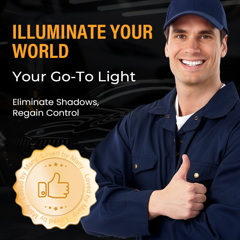 📢 Limited-time 49% off offer! 💡 4-in-1 Rechargeable Work Light – Hands-Free, Anywhere
