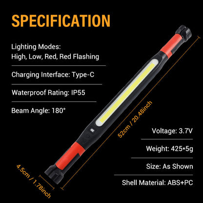 📢 Limited-time 49% off offer! 💡 4-in-1 Rechargeable Work Light – Hands-Free, Anywhere