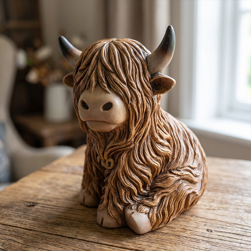 Cute Highland Cow Night Light