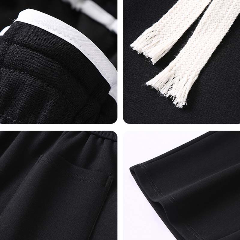 Men's Casual Loose Straight Leg Drawstring Pants