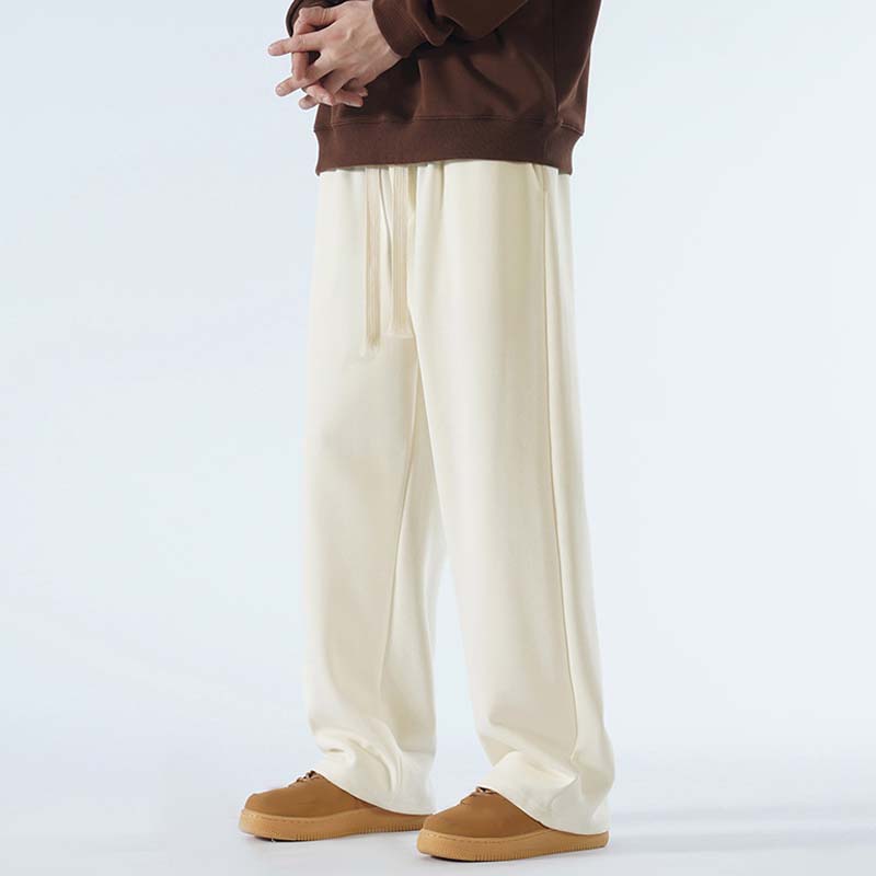 Men's Casual Loose Straight Leg Drawstring Pants
