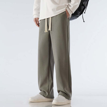 Men's Casual Loose Straight Leg Drawstring Pants