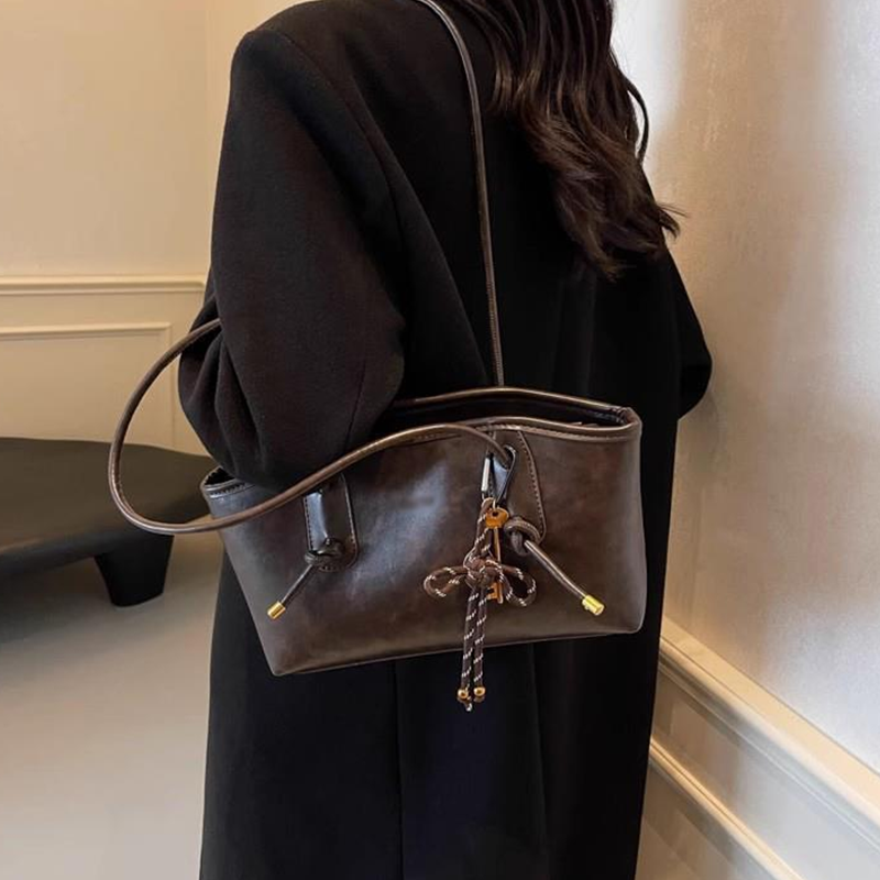 🔥 Y2K Vintage Vibe | PU Leather Shoulder Bag | Daily Essential 📸【2026 New Arrival】