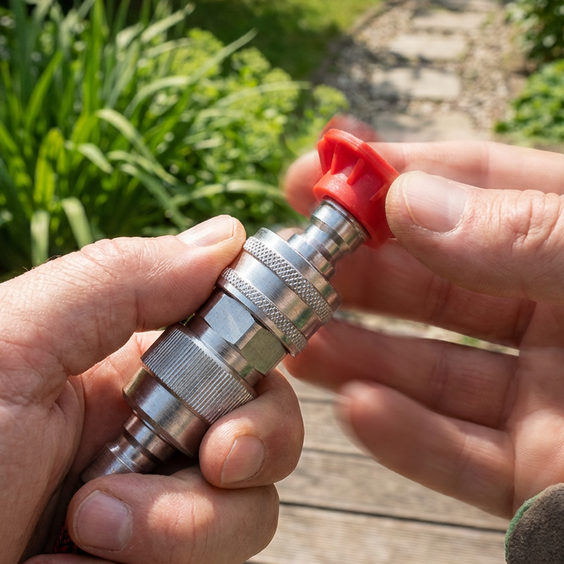 3/4" GHT Female to 1/4" Quick Connect Coupler