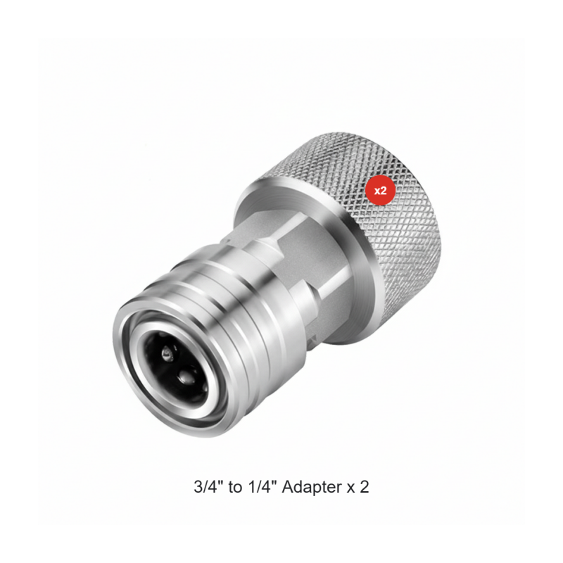 3/4" GHT Female to 1/4" Quick Connect Coupler