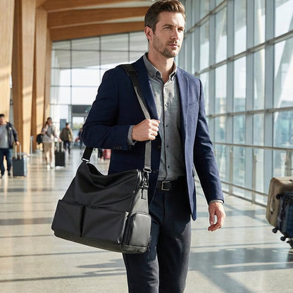 📢📢49% OFF !!!⏰Waterproof Travel Duffel Bag with Shoe Compartment