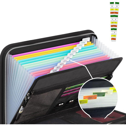 Fireproof Accordion File Folder with Handle