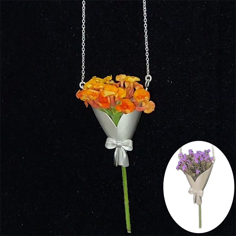 💐DIY Bouquet Necklace🔥
