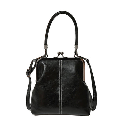 Vintage Kiss-Lock Bag – 2-in-1 Carry & Organized