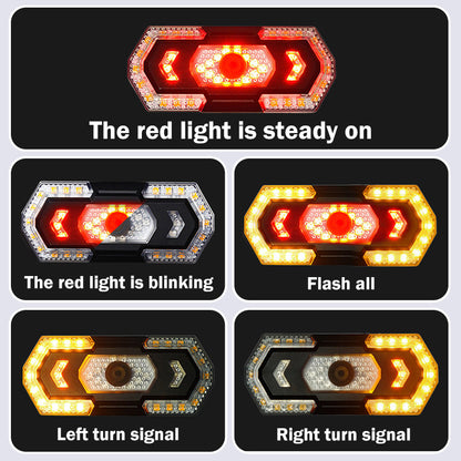 🔥Wireless Control Bike Turning Signal Tail Light