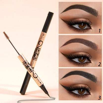 ✨Buy 1 Get 1 Free✨2-in-1 Waterproof Eyebrow Pencil with Gel