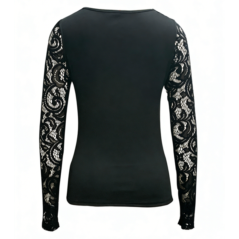 🎁2026 New Arrivals 49% OFF💖Women's Sexy Cutout Lace Sleeve Top