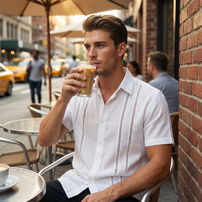 💥Hot Sales-49% OFF🔥 Men's Button-Down Shirt – Breathable & Quick-Dry 🏃💨【Flash Sale】