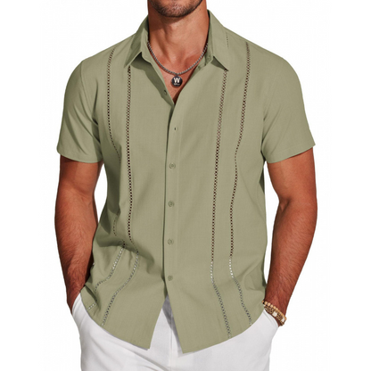 💥Hot Sales-49% OFF🔥 Men's Button-Down Shirt – Breathable & Quick-Dry 🏃💨【Flash Sale】
